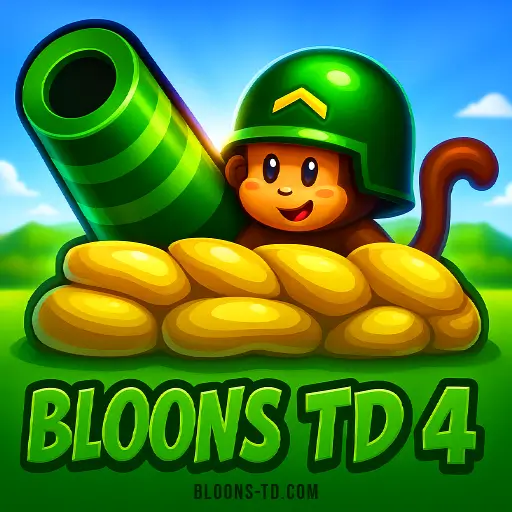Bloons Tower Defense 4 strategy game cover