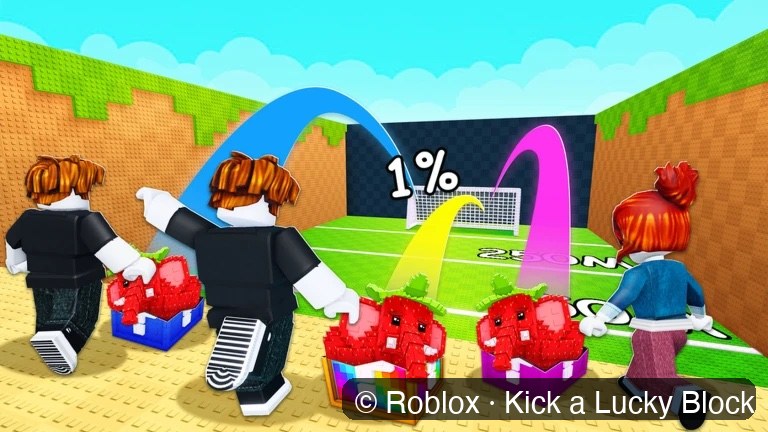 Kick a Lucky Block game cover