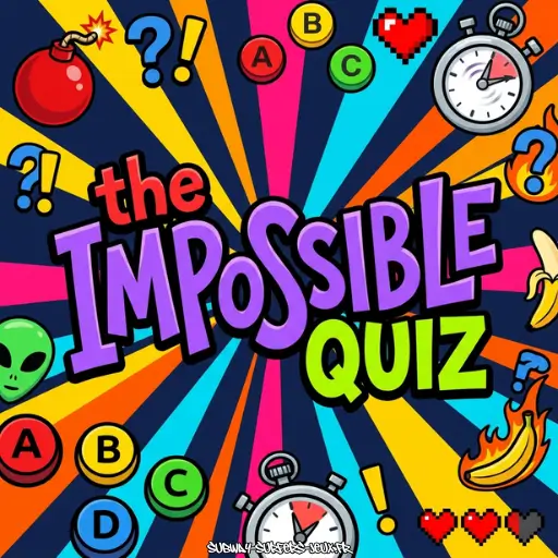 The Impossible Quiz brain teaser game cover